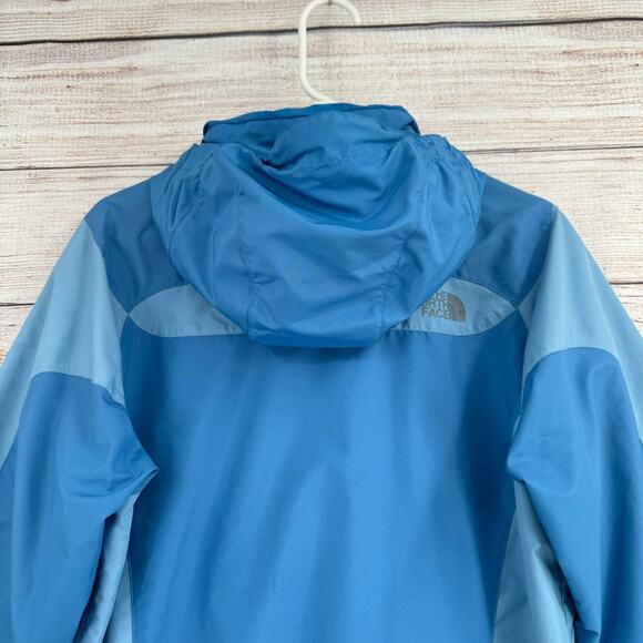 The North‎ Face Hydrenalite Full Zip Rain Jacket Women's Size Medium Blue - Picture 4 of 15